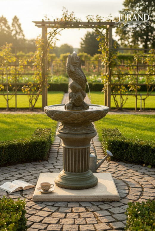 1059 Fontanna z rybą (2) LOGO