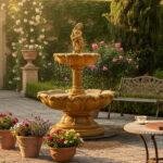 1068 Fontanna Kwiat Lotosu z dzbanem (2) LOGO