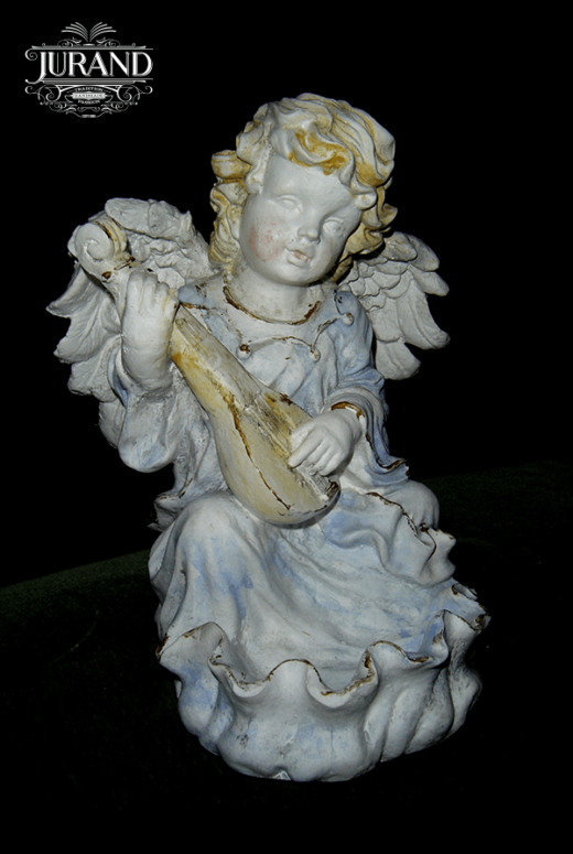 8505 Aniołek siedzący z mandoliną