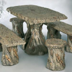 5503 Taboret drewno