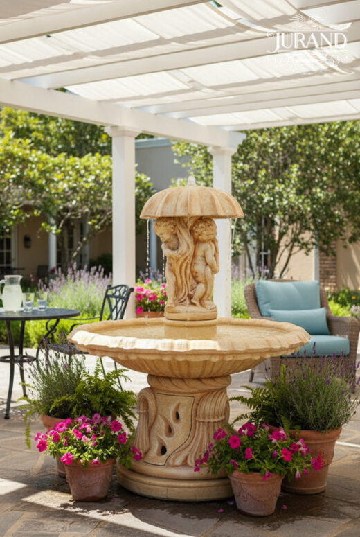 1090 Fontanna Włoska z parasolem LOGO