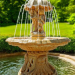 1090R Fontanna Włoska z parasolem+ring2 LOGO