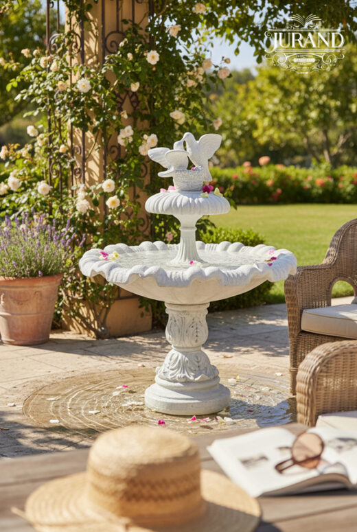 1096 Fontanna jednopoziomowa gołąbki LOGO