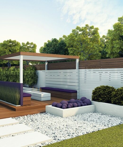 modern garden